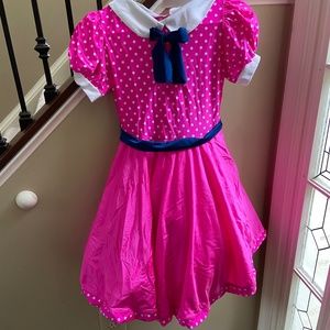 XXL Child Pink Polka Dot Dance Costume